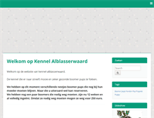 Tablet Screenshot of kennelalblasserwaard.nl
